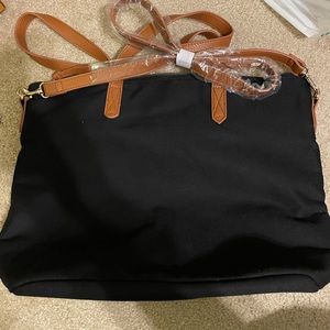 Old Navy Black Canvas Tote